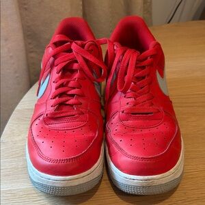 Nike Air Force 1 Red Sneakers